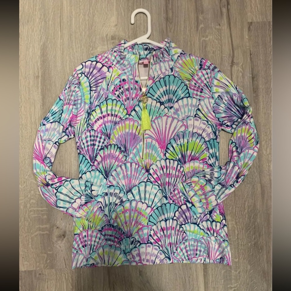 Lilly Pulitzer UPF 50+ Skipper Oh Shello Printed Popover